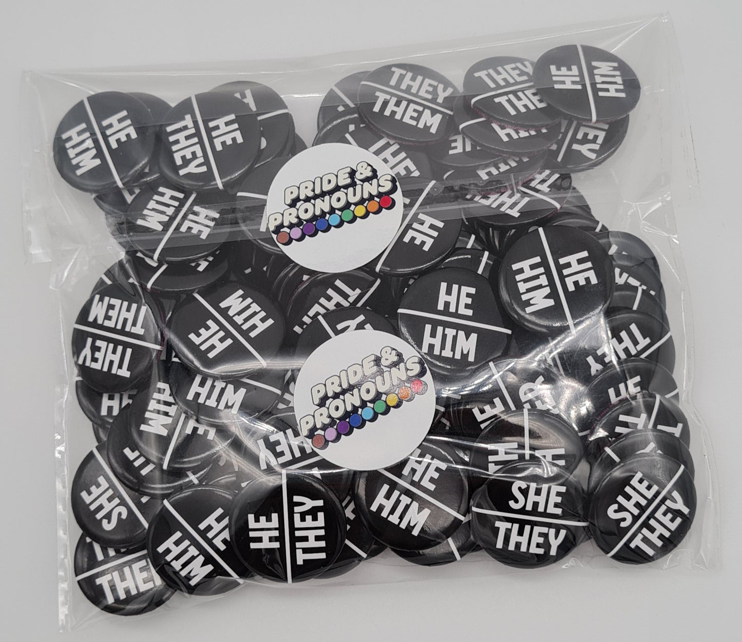 Pack of 105 mixed pins