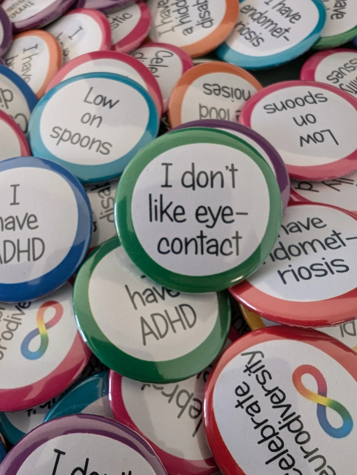 Hidden Disability and Neurodiversity Pins