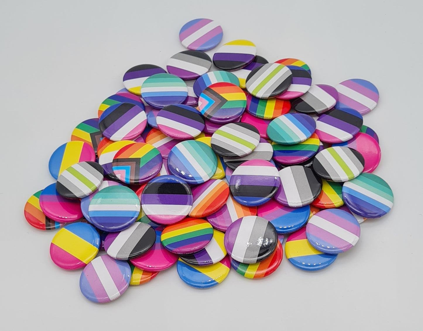 Pride Flag Pins - 25mm