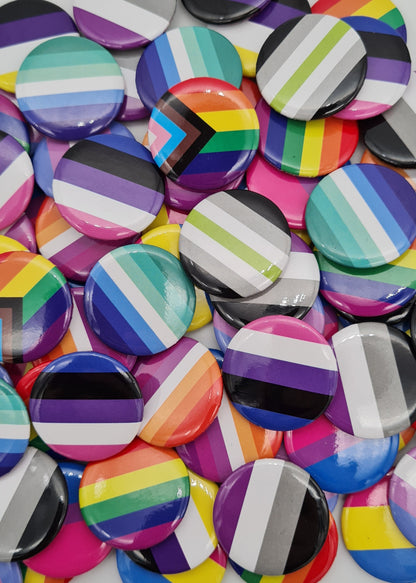 Pride Flag Pins - 25mm